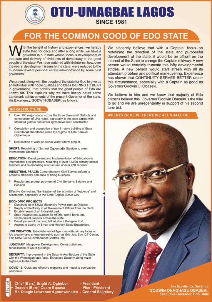 Governor Godwin Obaseki’s Achievements