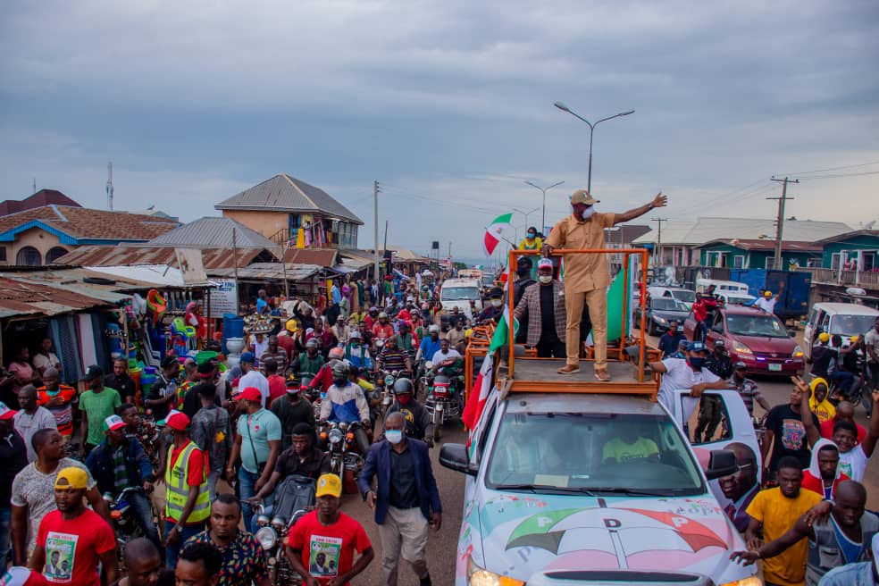 Edo Deputy Gov, Shaibu tours Benin, Ekpoma, Auchi, showcases achievements, berates APC