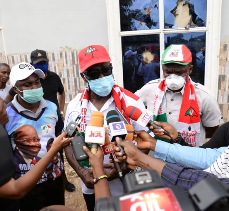 Don’t blame Edo people if they resort to self-defense against Oshiomhole’s use of violence, Obaseki warns