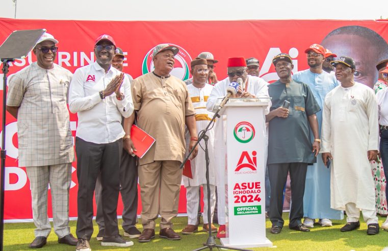 Edo 2024: Ighodalo formally declares for governor, reels plans to promote Edo’s economy